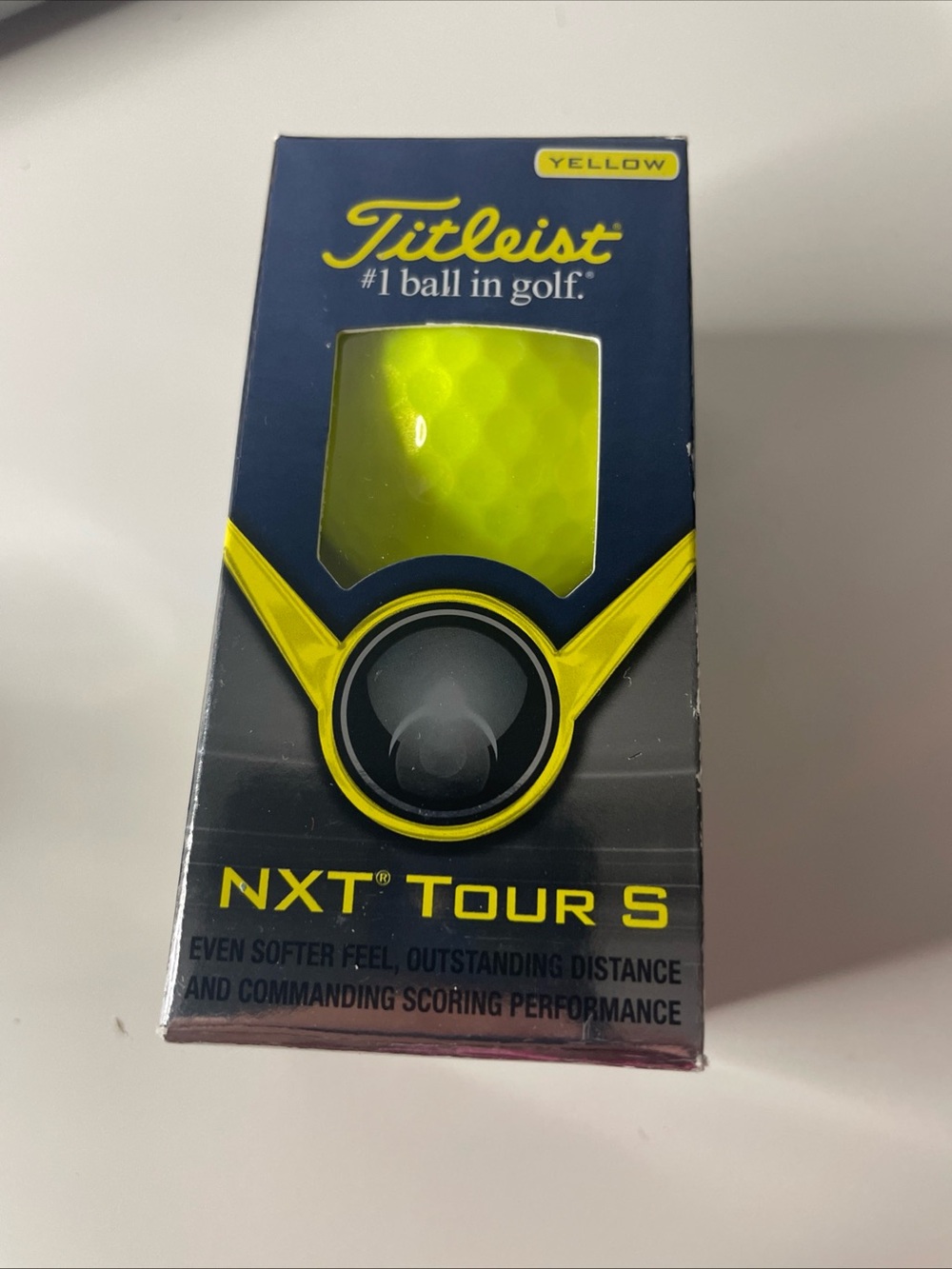 NEW TITLEIST NXT TOUR S YELLOW HIGH PERFORMANCE 2 BALLS